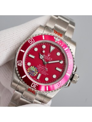 SUBMARINER 40 CUSTOM DARK PINK BEZEL