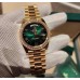 Rolex Day Date 128348rbr-0069 Green Ombré Roman Dial & Diamond Bracelet