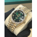 Rolex Day Date 128348rbr-0069 Green Ombré Roman Dial & Diamond Bracelet
