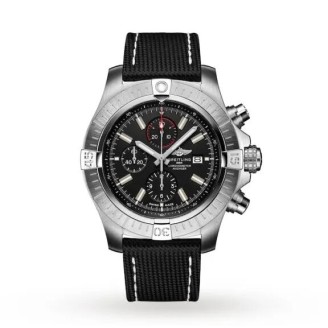 Breitling Avenger Men Automatic Black Fabric Watch A13375101B1X2