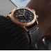 Breitling Aviation Men Automatic Grey Calf Watch RB04451A1B1X1