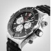 Breitling Chronomat Men Automatic Black Rubber Watch AB0136251B1S1