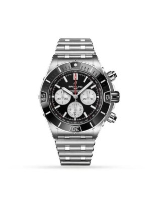 Breitling Chronomat Men Automatic Black Stainless Steel Watch AB0136251B1A1