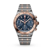 Breitling Chronomat Men Automatic Blue Bicoloured Watch UB0134101C1U1