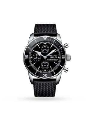 Breitling Superocean Heritage Men Automatic Black Rubber Watch A13313121B1S1