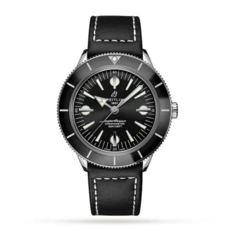 Breitling Superocean Men Automatic Black Calf Watch A10370121B1X2