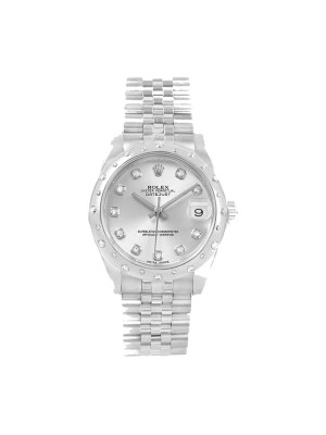 Rolex Datejust 178344 Steel & White Gold Automatic Mother Pearl Diamond Dial Jubilee