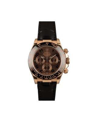 Rolex Daytona Cosmograph 116515LNBR Rose Gold Black Dial