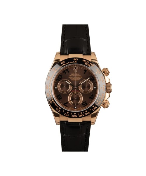 Rolex Daytona Cosmograph 116515LNBR Rose Gold Black Dial