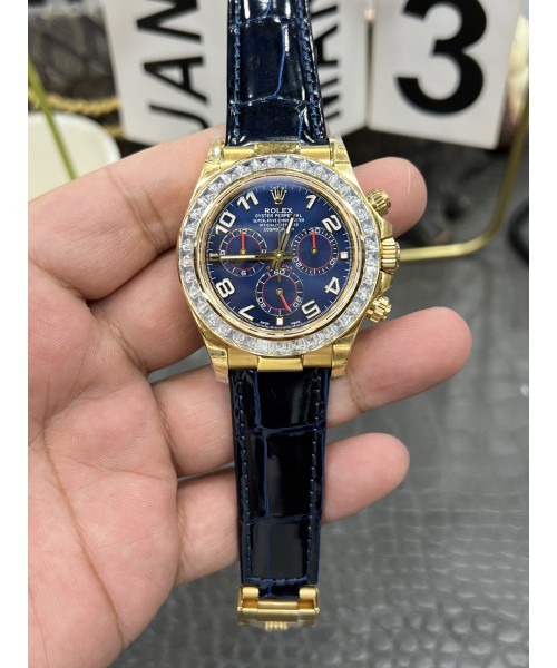 Replica Rolex Daytona Cosmograph 116518 Blue Dial refit