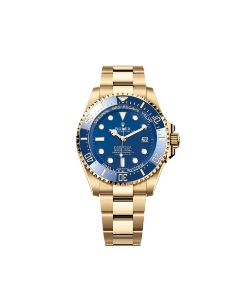 Rolex Deepsea 136668LB Yellow Gold Blue Dial Oyster