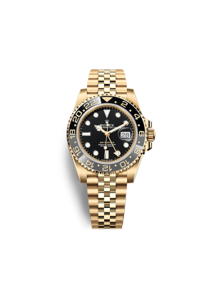 Rolex GMT-Master II, 40mm, 18k Yellow Gold, Ref# 126718GRNR-0001