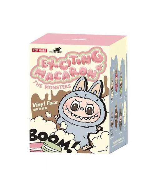 Pop Mart Labubu The Monsters Tasty Macarons Vinyl Face Blind Box Aanbiedingsprijs