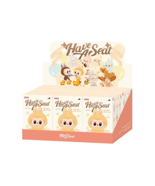 Pop Mart Labubu The Monsters Have a Seat Vinyl Plush Sealed Case (6 Blind Boxes)