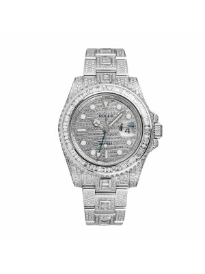 Rolex GMT-Master II Custom Diamond Set 116710LN Iced
