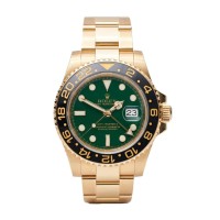 Rolex GMT-Master II 11678LN Yellow Gold Green Dial oyster
