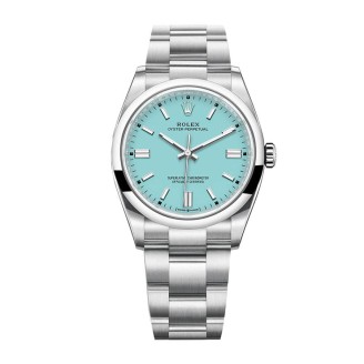 Replica Rolex Oyster Perpetual Aqua Dial 126000