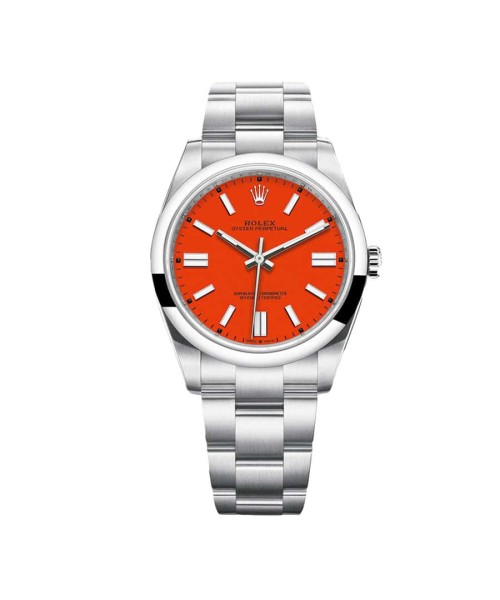 Replica Rolex Oyster Perpetual Red Dial 126000