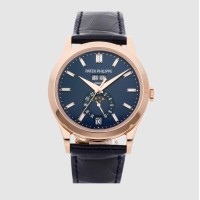 Patek Philippe Complications Rose Gold Diamond & Blue Dial 5396R-015