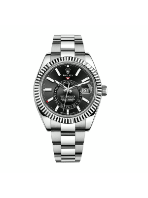 Replica Rolex Sky-Dweller Black Dial
