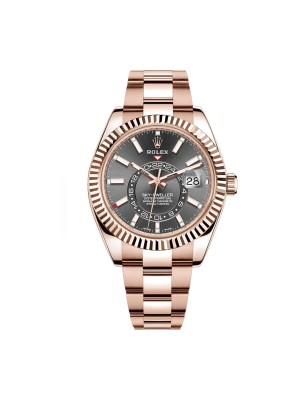 Replica Rolex Sky-Dweller Everose Gold