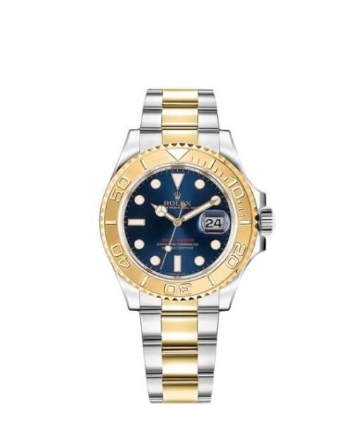 The Oyster Perpetual Yacht-Master Goldmix ( Gold & Blue Dial ) Stainless Steel 40mm
