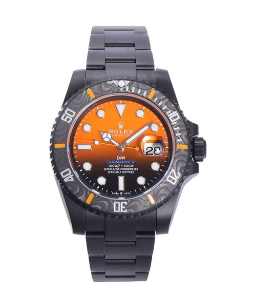 DIW Submariner Black/Orange Dial