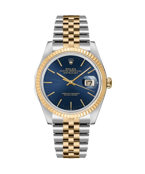 Datejust Gold & Steel Blue Dial 36mm 