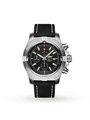 Breitling Avenger Men Automatic Black Fabric Watch A13375101B1X2