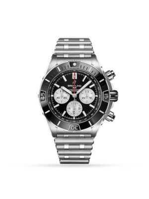 Breitling Chronomat Men Automatic Black Stainless Steel Watch AB0136251B1A1