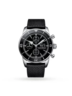 Breitling Superocean Heritage Men Automatic Black Rubber Watch A13313121B1S1