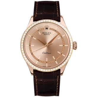 Rolex Cellini Time Everose Gold Men's Watch 50705RBR