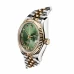 Rolex Datejust 278243-0016 Yellow Gold & Green Dial Jubilee