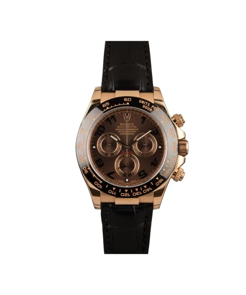 Rolex Daytona Cosmograph 116515LNBR Rose Gold Black Dial
