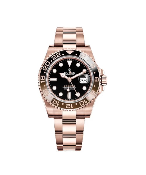 Rolex GMT-Master II 126715CHNR-0001 Rose Gold Automatic Black Dial Oyster