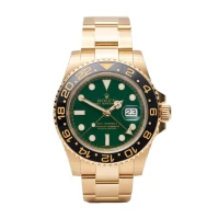 Rolex GMT-Master II 11678LN Yellow Gold Green Dial oyster
