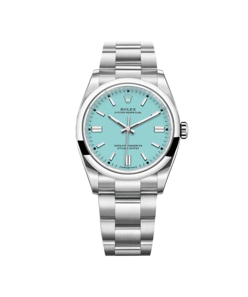 Replica Rolex Oyster Perpetual Aqua Dial 126000