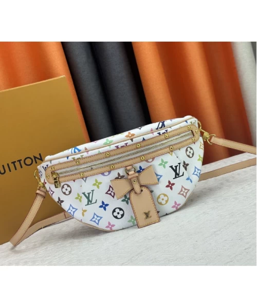 Louis Vuitton X TM Multicolored High Rise In White