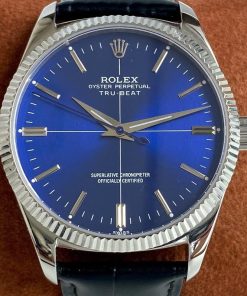 OYSTER PERPETUAL 41 STEEL CASE LEATHER