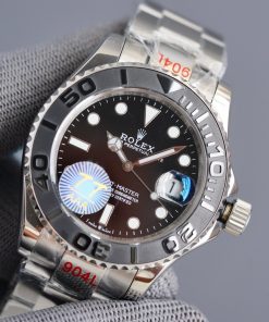 YACHT MASTER 40MM CERAMIC BEZEL BLACK DIAL