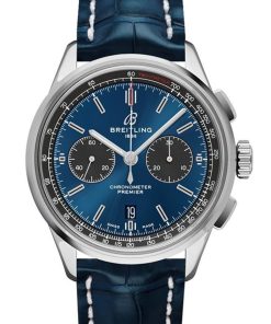 Breitling Premier B01 Chronogragh 42mm Blue Croc Deployment AB0118A61 C1P1