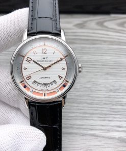 DAVINCI AUTOMATIC STAINLESS STEEL LEATHER